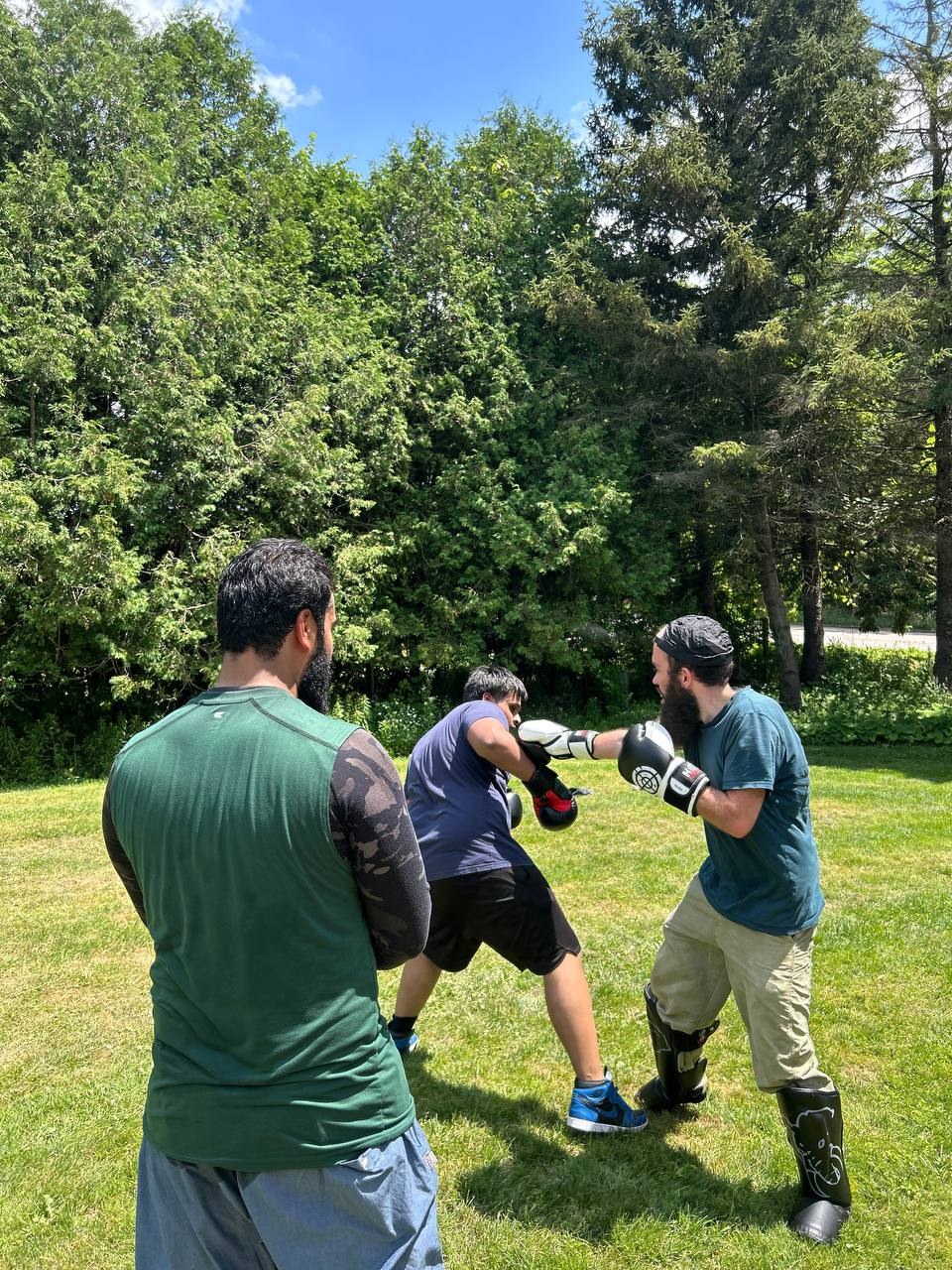 Outdoor sparring — competence taken into the body